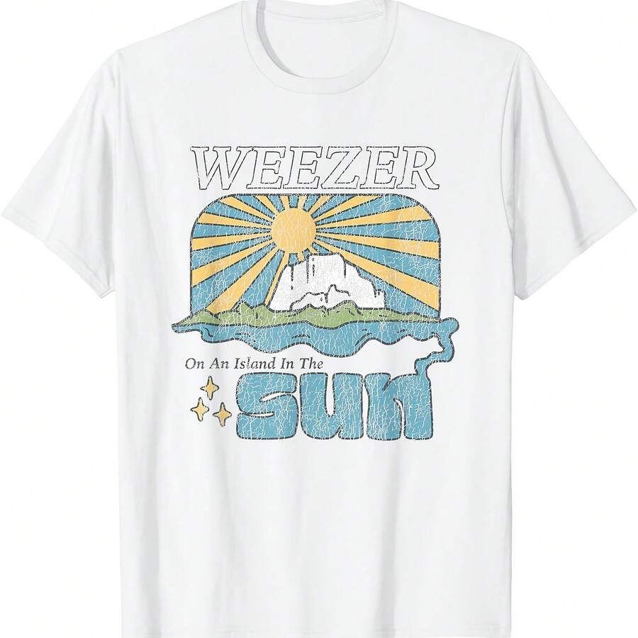 Camiseta Weezer - Isla bajo el sol - Negro - Ver 1