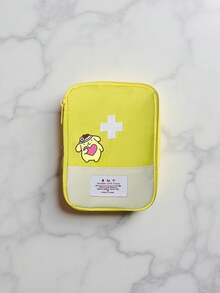 SANRIO 1个便携式急救包，户外露营、徒步旅行、居家和学校必备，必备生存装备，药袋药盒药盒药瓶药罐，医院包药品整理袋药品收纳袋，旅行必备包袋，度假必备 - 彩色 - 查看 12