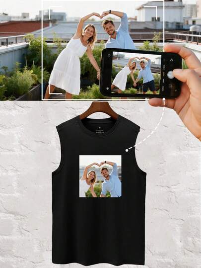 سترة رجالية فضفاضة قابلة للتنفس خفيفة الوزن مريحة بطراز صديق، ملابس علوية أكمام رجالي، كاجوال، فضفاض، عطلة، خارجي، مهرجان، ربيع/صيف، نص/رقم مخصص مناسب للأزواج والمزاح والهدايا المفاجئة