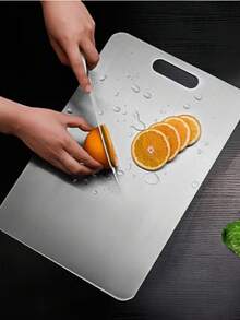 Cross-Border Anti-Slip Thick Stainless Steel Cutting Board, Double-Sided Large Household Chopping Board, Anti-Mold Kneading Board, Baking Board - Multicolor - View 12