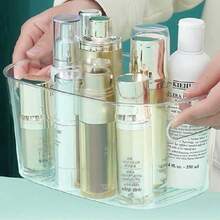 Organizador de Caja de Almacenamiento Transparente de PET 37*24.5*15CM Organizador de Maquillaje para Uso en el Hogar y la Oficina,contenedor de maquillaje,organizadores de cajones de baño y almacenamiento,organizador claro - transparente - Ver 6