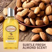 Lakerain杏仁柔肤沐浴露，柔滑温和滋养沐浴露 - 杏仁味 - 查看 5