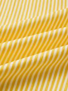 abyoxi Conjunto de 2 piezas de top corto acanalado amarillo limón y falda larga de cintura alta, estilo dulce y casual, ideal para vacaciones románticas, salidas diarias, fiestas, citas, playa, primavera/verano - Amarillo - Ver 8