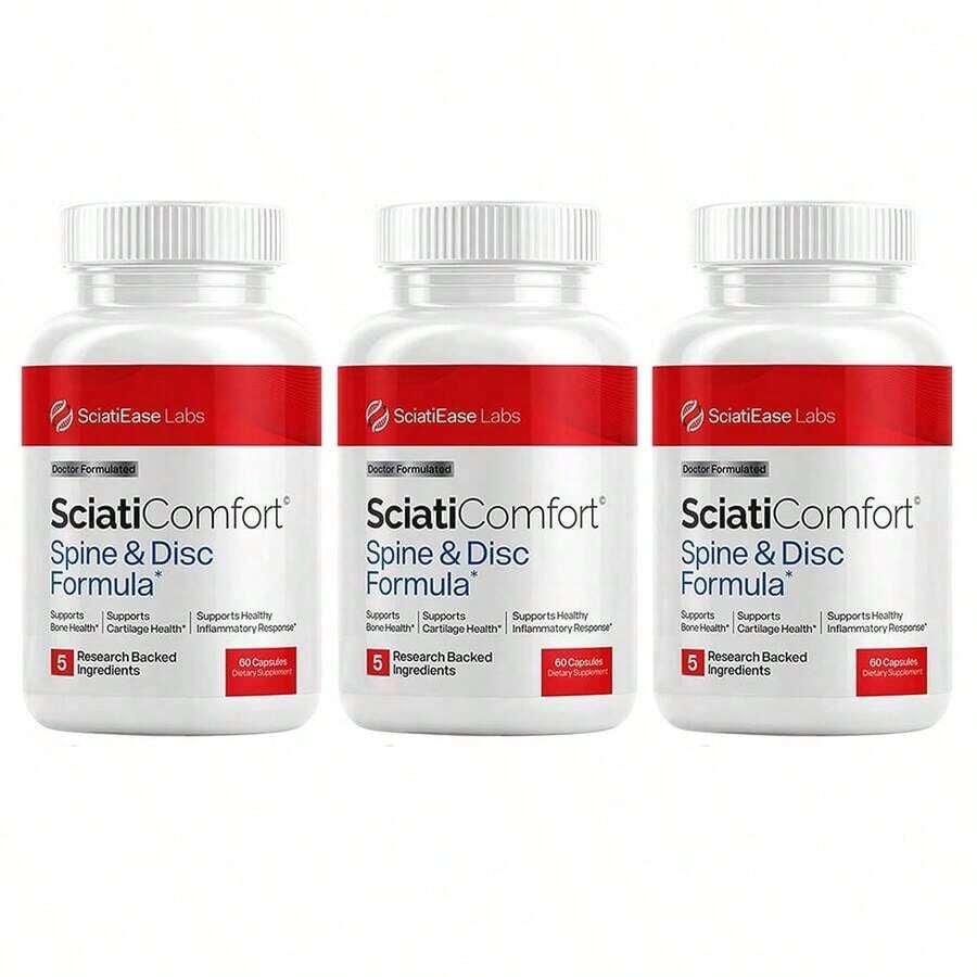 Fórmula para la columna vertebral y los discos - Suplementos de calcio para mujeres y hombres con vitamina D3, K2 y Aquamin - Fórmula de triple acción para una mejor salud ósea [Envío gratis] (Versión talla grande reciente de 2026) - 3 piezas - Ver 1