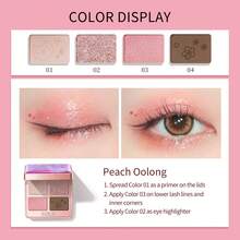 Zeesea Bảng phấn mắt 4 màu họa tiết động vật sống động, dễ sử dụng, lâu trôi, không lem. - Ôolong N02 - Xem 2