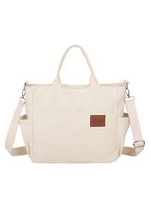 Multi-Pocket Canvas Handbag | Xuan Interprets The Full Scene Commuting Aesthetics Metal Buckle Adjustment System * Double Side Bag Design A Of Equipment To Unlock The Practical Visual Sovereignty Of Commuting, Travel And Daily Life All-Round Three-Mode Matrix: Two Standard Adjustable Shoulder Strap Systems - Multicolor - View 12