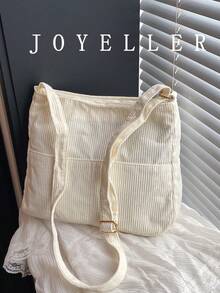 Relaxed, Versatile, Large-Capacity, Fashionable, Retro-Style, Stylish And Simple Bag In A Modern And Elegant Style. 2026 New Model For Women. Bag - White - View 2