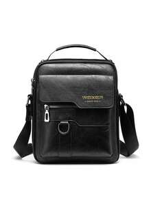 男士休闲单肩包、斜挎包、PU皮包、商务包 - 彩色 - 查看 5