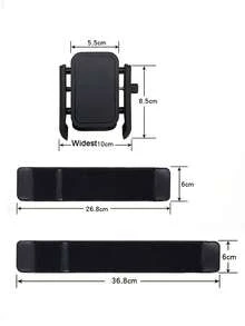 Soporte ajustable para teléfono en el brazo/muñeca, rotación de 360°, soporte para teléfono para correr, fijación con correa - Multicolor - Ver 2