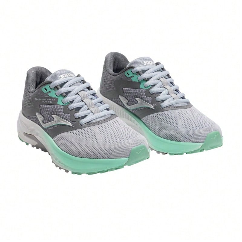 Jom Speed Lady Women's Running Shoes, Cushioned Feel, Lace-Up, Very Lightweight And Breathable, Spring/Summer, Shipping In 24 To 48 Hours - Grey - View 1