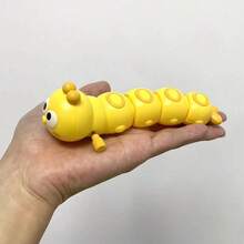 1 pieza Oruga de movimiento oscilante a cuerda, juguete sensorial, movimiento de sacudida, sin electricidad, sin plumas, adecuado para regalos de cumpleaños, graduación, aniversario y días festivos - Ideal para Año Nuevo, Navidad y temporada de graduación - Multicolor - Ver 8