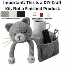 1 Set Animal Crochet Knitting Kit For Beginners, With Detailed Written Instructions, DIY Sofa Armrest Pad Knitting Set, Cute And Interesting Home Decor, Suitable For Birthday, Valentine's Day, Easter And Christmas Gifts - Multicolor - View 10