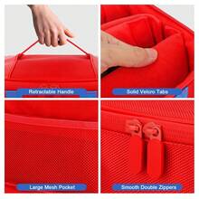 Soft Shell Travel Case Designed For Switch And For Switch OLED, Perfect For Storing The Console And Pro Controller Additions - Multicolor - View 5