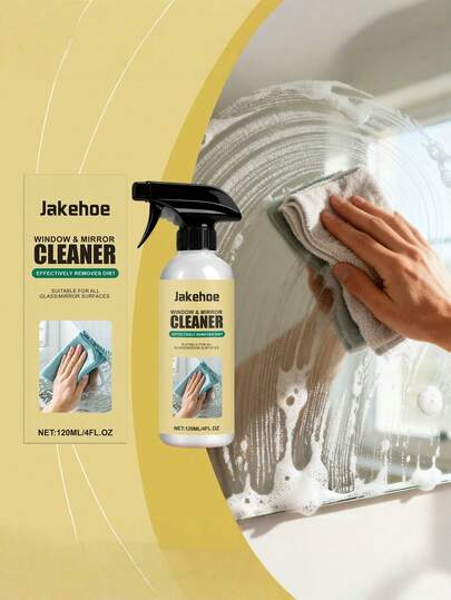 Multi-Purpose Mirror & Glass Cleaning Spray, Effectively Removes Dirt On Common Glass & Mirror Surfaces