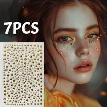 1 miếng dán ngọc trai giả 3D, miếng dán đính đá tự dính trang trí, phụ kiện tóc ngọc trai giả tự làm, quà Giáng sinh vàng, quà Lễ Tạ ơn cho giáo viên, phụ kiện tóc mùa thu/đông, bộ dụng cụ tạo kiểu tóc, dụng cụ làm tóc cho tiệm cắt tóc, đồ dùng làm đẹp khi đi du lịch, sản phẩm chăm sóc tóc, phụ kiện tóc, mùa hè, ngày lễ, lễ hội, sinh nhật. - Đá quý vàng - Xem 7