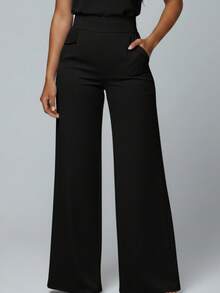 Ruby Elegant Microfiber Surgical Uniform With Belt, Pleats, And Multi-Purpose Water Repellent - Black - View 3