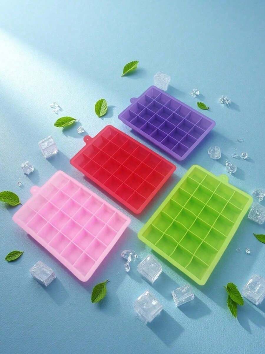 1pc Honeycomb Silicone Ice Cube Tray, 15/24 Cavities Optional, Stackable Easy Release Ice Mold, Creative Home Ice Making Tool, Kitchen Refrigerator Accessory, Ideal Gift For New Year, Graduation And Housewarming