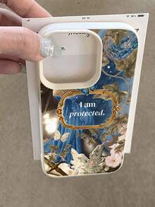 Estuche para teléfono con diseño de guardián celestial Compatible con estuches para teléfonos ,  17,  16 Pro Max,  15 Pro Max,  13 y  12 Elegante estuche con textura de cuero, resistente al agua, a las caídas y a los rayones Un gran regalo para familiares, amigos, amantes, novios/novias y el día de San Valentín - Blanco antiguo - Ver 5