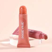 4支保湿唇彩，镜面持久液体唇膏，唇部护理 - 多色 - 查看 6