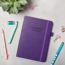 Legend Planner Address Book With Alphabetical Tabs –Telephone Contacts Book For Phone NFUmbersss, Addresses, Passwords, Medium (Purple) - 紫色 - 查看 7