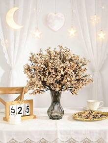 1/3/120pcs 19.6 Inch Starry Sky Artificial Flower Bouquet, Simulated Plant Indoor Decor, Spring Decoration, Simulated Garden Centerpiece Decor, Home Vase Decor, Restaurant, Bedroom, Bathroom Decor, Valentine's Day, New Year Decor, Outdoor Garden Floral, Photography Props, Windowsill Floral, Valentine's Day Gift, Birthday Graduation Gift, Gardening Decor, Outdoor Plants, Gardening, Simulated Flower Home Decor, School - Brown - View 5