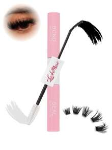 680PCS/1360PCS Extra Dense And Fluffy Wispy False Eyelashes, T50/80D/100D/120D Lash Cluters, Mixture Of Spikes, Faux Mink Lashes, 0.07mm D-DD Curl, 0.31-0.63inch Mixed Length, Thick Lash Clusters, Natural & Soft, Suitable For Any Style, Reusable Makeup Accessories Lash Clusters, Eyelash Clusters, Individual Eyelashes, Fake Lashes, With Lash Glue, Tweezers & Brush, Perfect For Valentine's Day, Mardi Gras, Festive Glam Beauty - Black - View 11