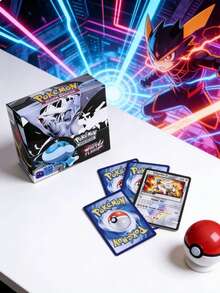 4/10/36 Pcs Pokemon White Flare Booster Packs Reshiram Themed Battle Cards Holographic Rare Collectible Cards Random Styles Great For TCG Play & Collection - Multicolor - View 2