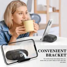 Keychain,Lanyard RFUNGUANGO Pro 2nd/1st Generation Case With Cleaning Kit (HaloLock), Anti-Slip Adjustable Kickstand, Anti-Fingerprint Coating & Precision, Full Drop Protection Cover With Lanyard - Black - View 4