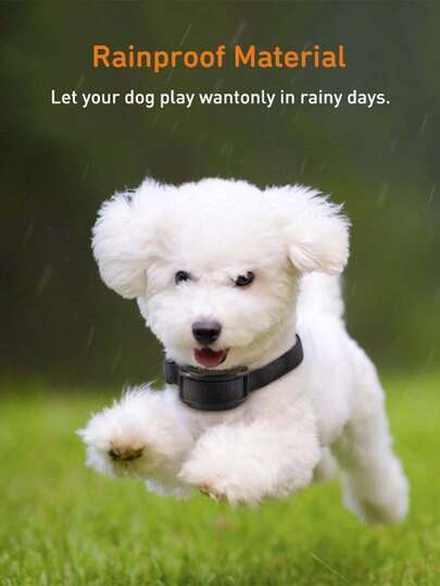 Electronic Anti-Bark Collar For Small Dogs, Indoor & Outdoor Use, With Static Shock, Buzzer And LED Flashing Functions, Effectively Trains Dogs Not To Bark, Uses 4LR44 6V Battery, New Anti-Bark Collar