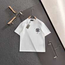 Black Shirts - Balenci Artistic Color - Splash Graphic Tee - White - View 6