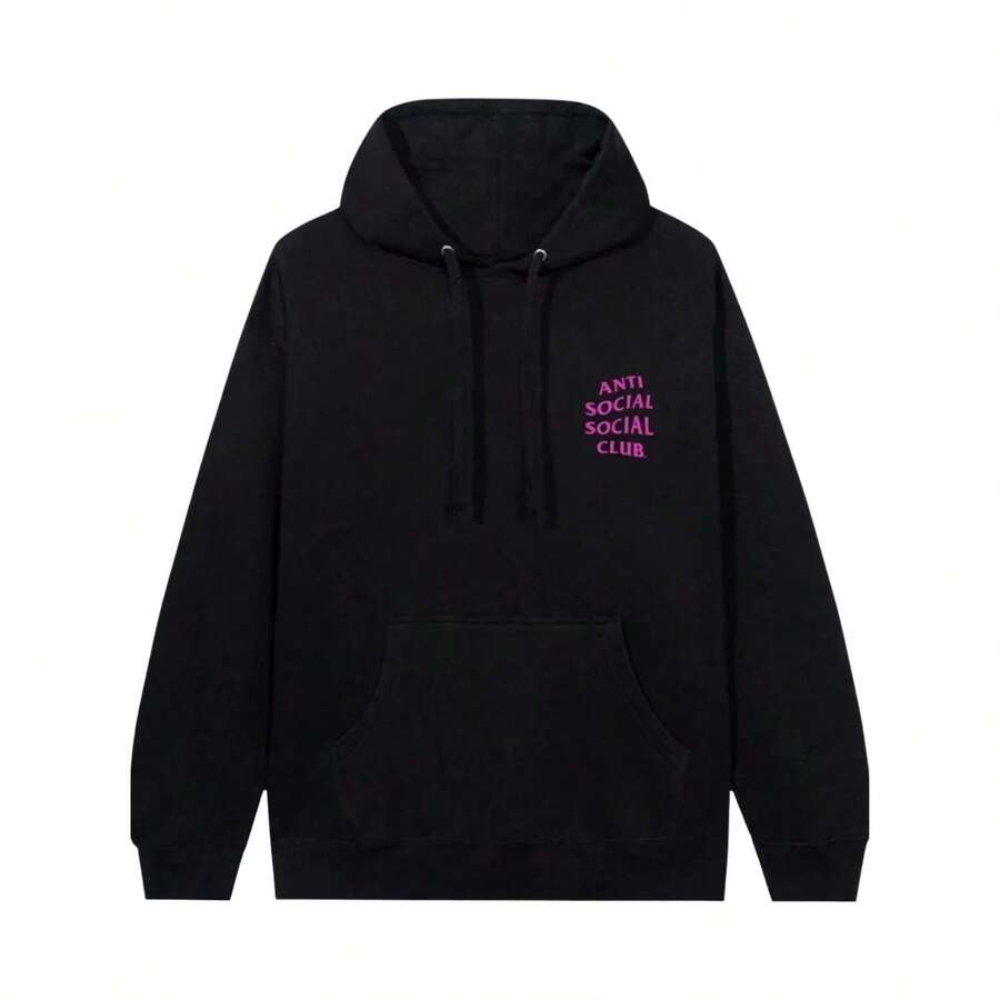 Anti Social Social Club Bubblegum Hoodie Mens - 黑色 - 查看 1