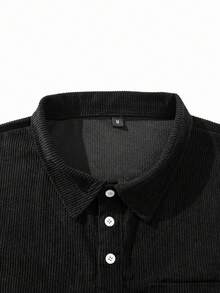 男士 Old Money 夏季假日 Polo 衫 - 黑色 - 查看 5