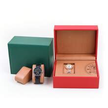 Caja de regalo de joyería y reloj de cuero de lujo, diseño resistente al agua para proteger y organizar el reloj al por menor - El mismo estilo en varios colores. - Ver 7