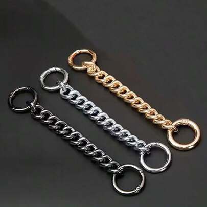 Extensor de cadena de metal para bolso bandolera, accesorio para alargar la correa de mochila, esencial para vacaciones