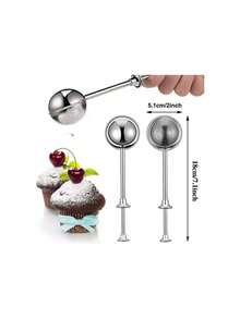 Stainless Steel Retractable Powder Sifter Baking Tool, Powdered Sugar Flour Sifter, Sifting Mesh - Silver - View 6