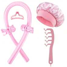 4/5/6pcs Set Slouchy Hair Curler, Foam Sponge Heatless Big Wave Hair Curler - Multicolor - View 6