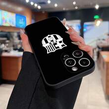 FCB Logo Inspired Phone Case Compatible With  12, 13, 14, 15 Pro,  14 Plus,  15, 16 Pro Max,  17,  17 Pro,  17 Pro Max, And  17 Air. Made Of TPU Material, Anti-Slip And Drop-Resistant, With Classic Straight Edges And A Slightly Frosted Feel. A Great Gift For Yourself, Family, Friends, Lovers, And Boyfriends. - 黑色LB11 - 查看 5
