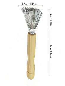 2件装梳子清洁气垫按摩刷，家用气垫按摩梳清洁爪清洁工具梳子解结梳，厨房浴室家居用品 - 多色 - 查看 5