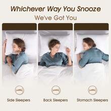 Down Alternative Pillows Queen Size Set Of 2 Hotel Collection Soft Bed Pillows For Sleeping, Perfect For Side, Back And Stomach Sleepers, 20 X 28 - QueenPackof2Horizont - View 2