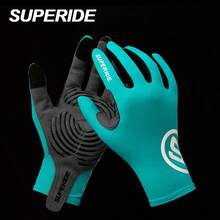 SUPEIRDE Unisex Full Finger Road Cycling Gloves, Breathable Gel Padded Shock-Absorbing Mountain Bike Gloves - Multicolor - View 20