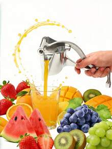 Heavy Duty Metal Manual Citrus Juicer, Premium Handheld Lemon Lime Juicer, Effortless Squeezing Easy Clean, Kitchen Bar Essential Fruit Juicer - Nhiều màu - Xem 12