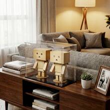 Hộp trưng bày acrylic đế đen - Hộp kính trong suốt chống bụi dùng để trưng bày đồ sưu tầm, mô hình, tượng nhỏ và đồ chơi - Hộp đựng dễ lắp ráp - màu đen - Xem 4