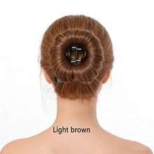 Wig Claw Clip Bun Hairstyle Maker, Natural Fluffy Chignon Fake Hair Bun Scrunchie - Multicolor - View 9