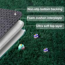 Soft Shag Rugs For Bedroom, Dark Green Fluffy Shaggy Rugs For Living Room Office, Luxury Modern Plush Carpet Girls Boys Room Dorm Indoor Home Decor, Upgrade Non-Slip - Xanh đậm - Xem 9