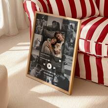 1张音乐海报帆布模板，可定制海报，歌曲照片拼贴画，可作为庆祝礼物、房间装饰、定制墙面艺术、图片定制照片、可定制物品，是送给她的理想礼物，营造温馨氛围，适合送给男朋友、女朋友、父亲、母亲、家人、朋友、宠物、学生、周年纪念日、生日等场合，适用于卧室、学校、家庭、办公室。可选配相框。 - 彩色 - 查看 10