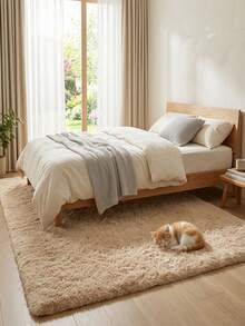 Thảm trải sàn phòng khách cỡ lớn kiểu dáng hiện đại mùa xuân, màu be, chất liệu gỗ tự nhiên cao cấp, kiểu Bắc Âu, mềm mại và sang trọng, thích hợp trang trí phòng khách, làm quà tặng, màu trơn trang trí nhà cửa, thích hợp cho các dịp lễ hội, Tết Nguyên đán, Ngày của Cha, Ngày của Mẹ, phòng khách, phòng ngủ, phòng học, hành lang, cách âm, dễ bảo trì, phù hợp mọi mùa. - Lạc đà - Xem 5