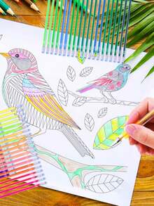 Bộ 100 ruột bút mực nhiều màu trung tính, bao gồm các màu kim loại, màu pastel, màu nhũ và màu neon, thích hợp cho sách tô màu dành cho người lớn, thủ công và các dự án nghệ thuật (màu sắc được phân phối ngẫu nhiên). - Hình dạng bút thay thế màu - Xem 2