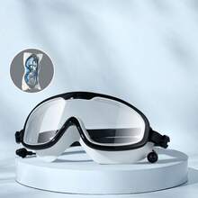 3pcs Anti-Fog High Definition Waterproof Swimming Goggles, Large Frame Swimming Goggles, Swimming Equipment - Multicolor - View 5