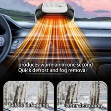 Winter Car Heater, Dual Mode Defroster, Low Noise, Quick Heat-Up, Plug-In Auxiliary Heating, Essential For Winter Driving - Green - View 5