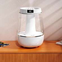 White Air Humidifier With Double Spray Quiet USB 3L Large Capacity Mist For Office And Home Use - Humidifier - White - View 8